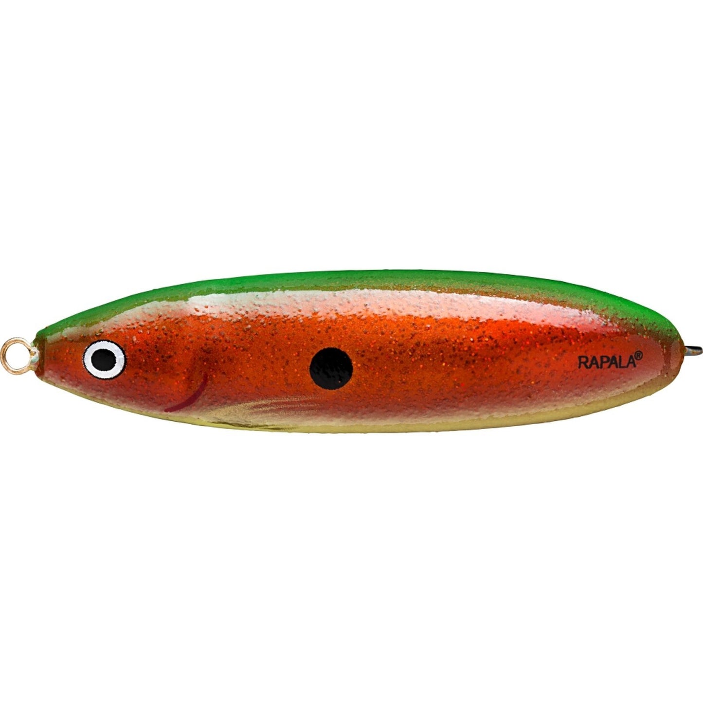 Rapala Weedless Minnow Spoon 8 HFCGR Hologram Flake Copper Green