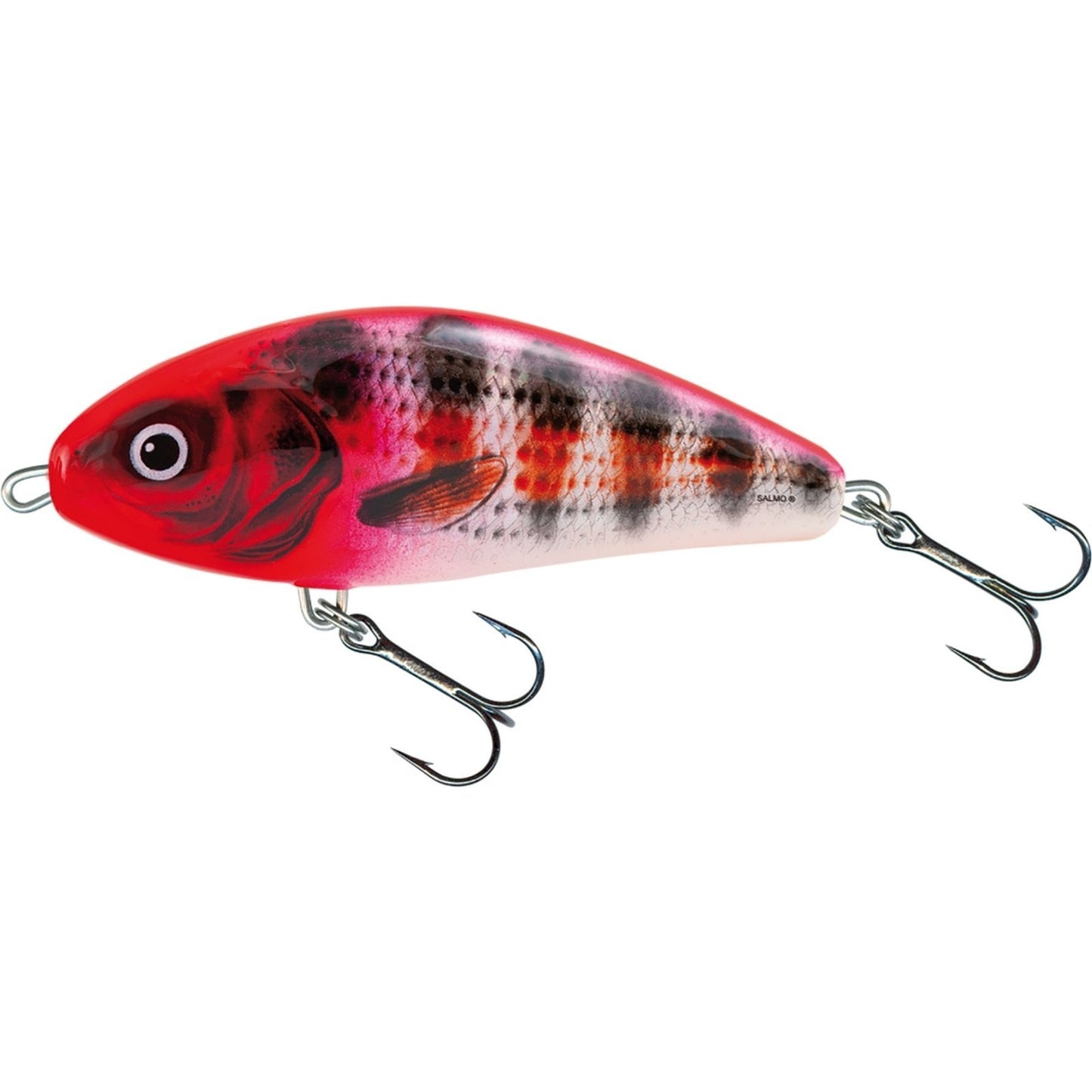 Salmo FATSO SINKING 10 Holo Red Striper