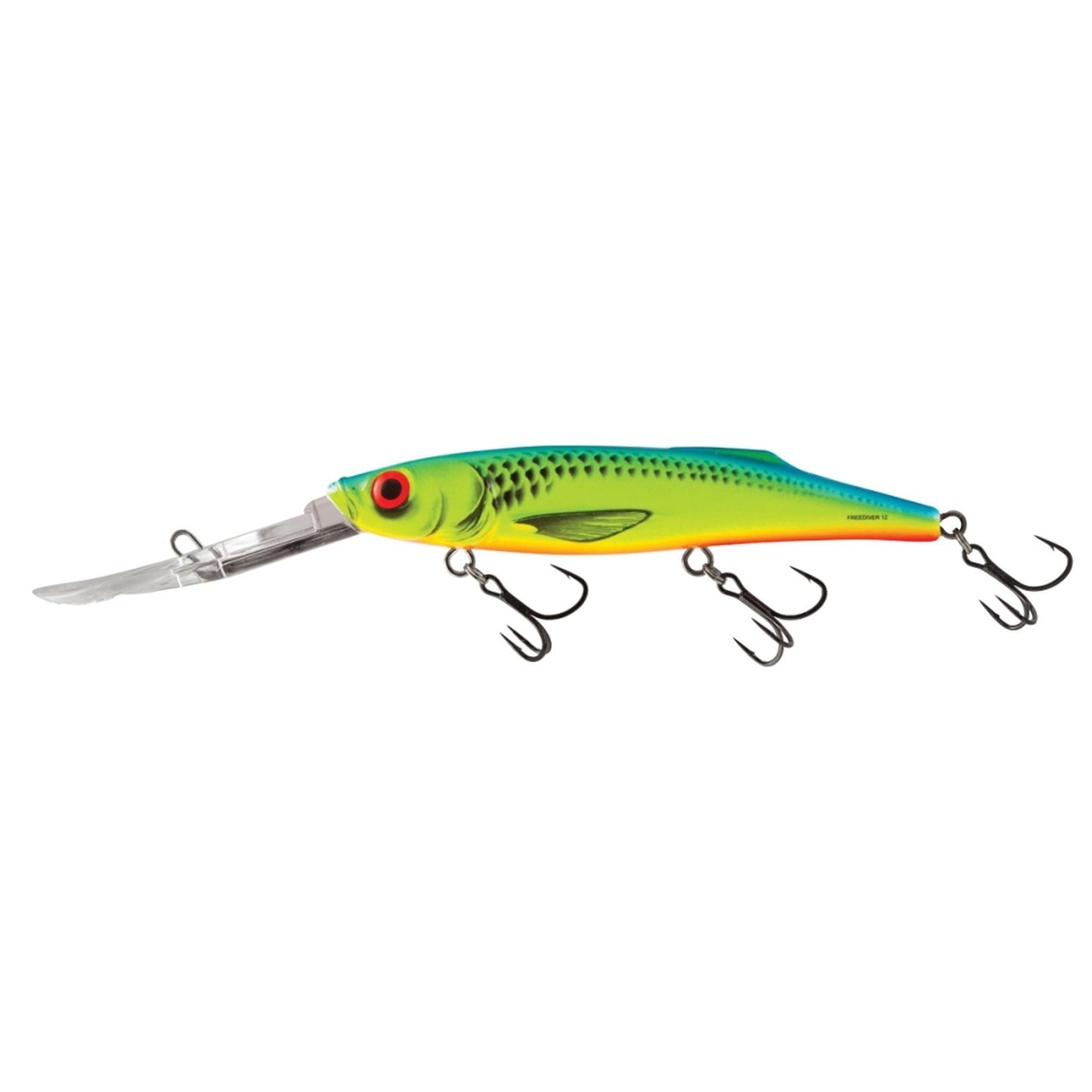 Salmo FREEDIVER 12 Silver Chartreuse Blue