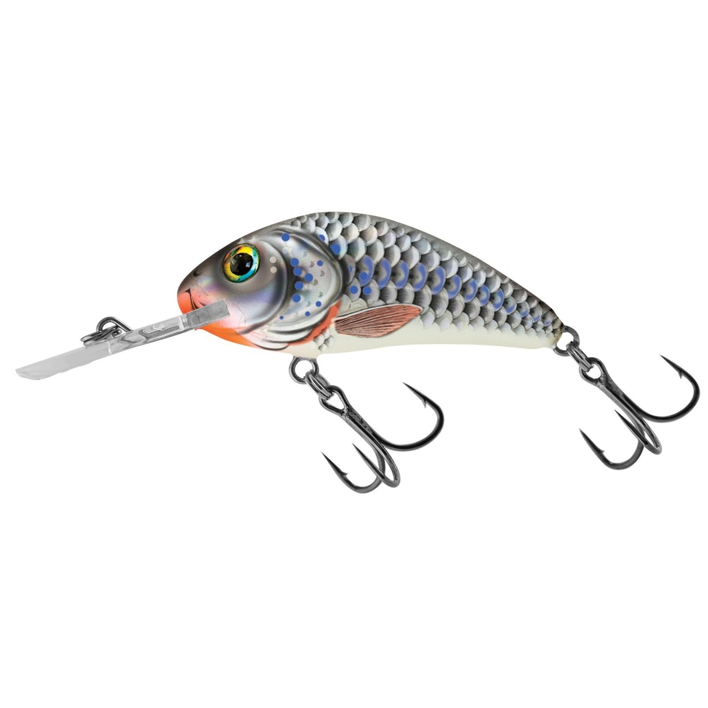 Salmo RATTLIN HORNET F 35 Silver Holo Shad