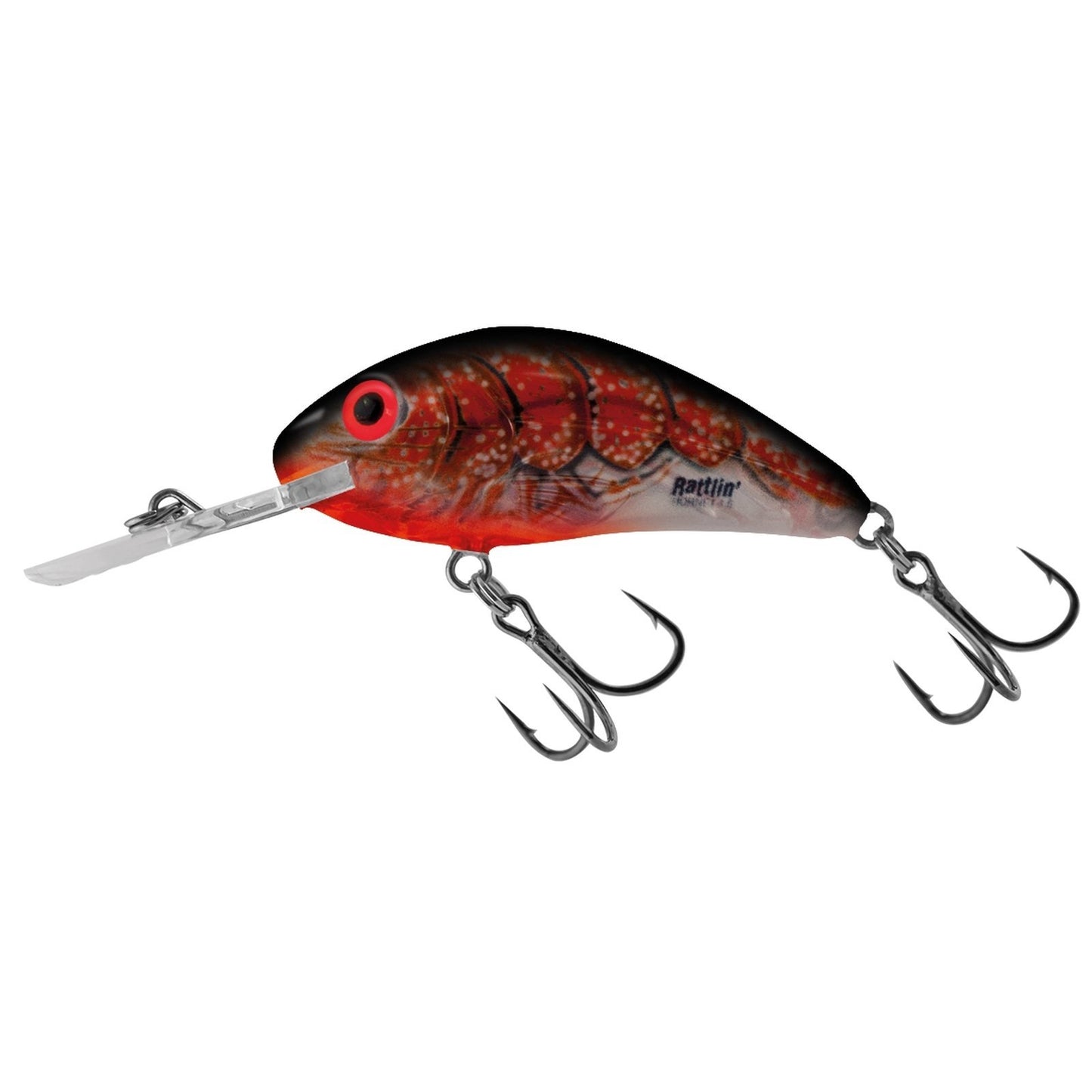 Salmo RATTLIN HORNET F 45 Clear Bleeding Craw