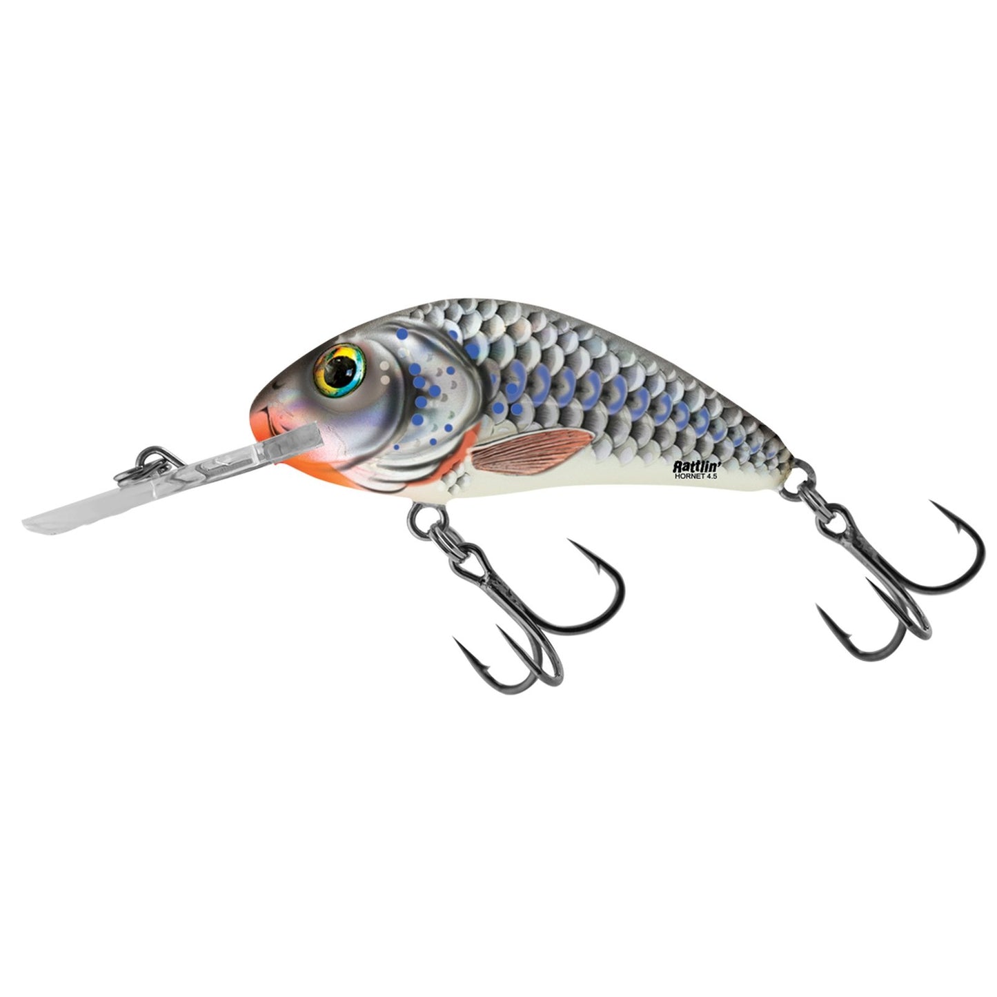 Salmo RATTLIN HORNET F 65 Silver Holo Shad