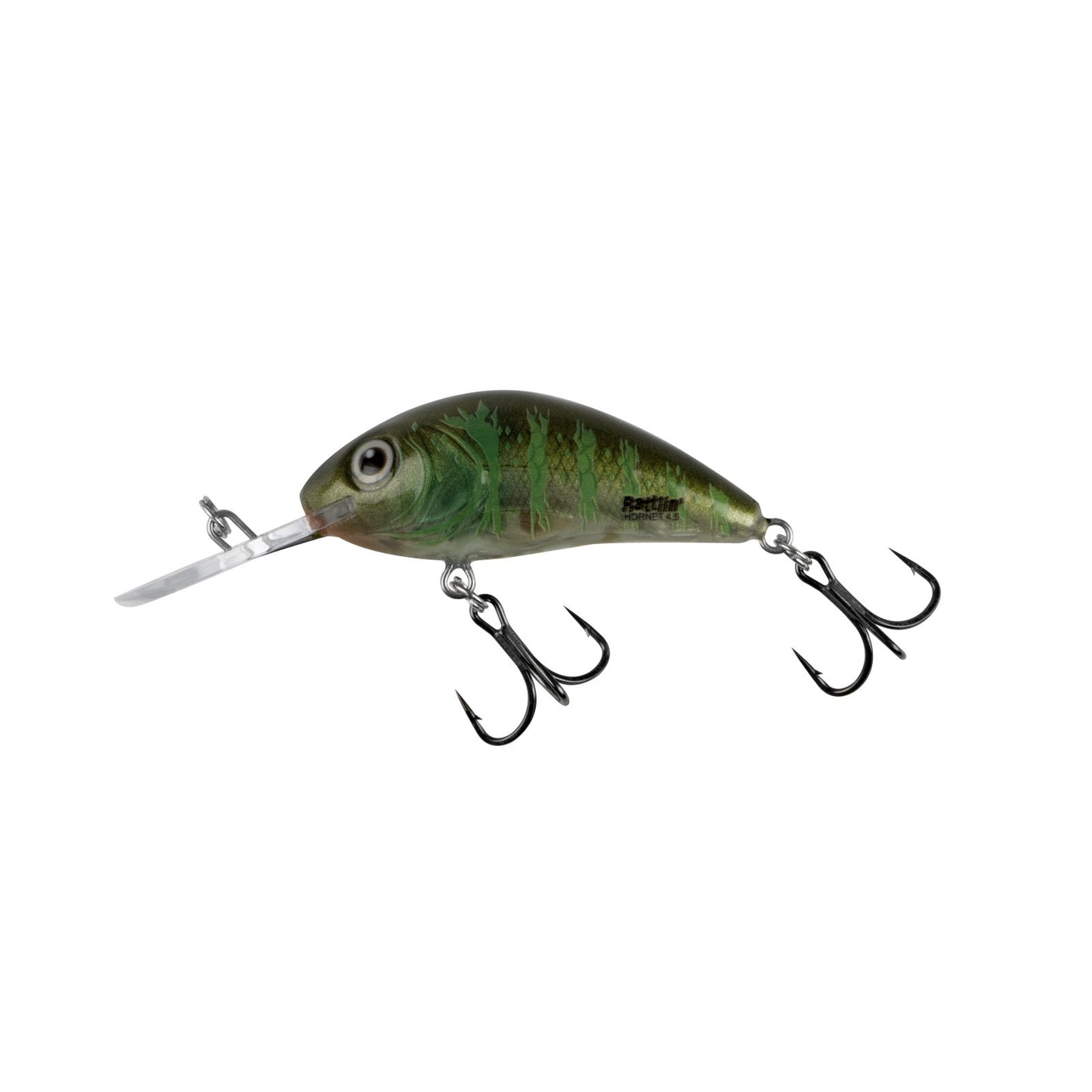 Salmo RATTLIN HORNET F Clear Floating Green Gill