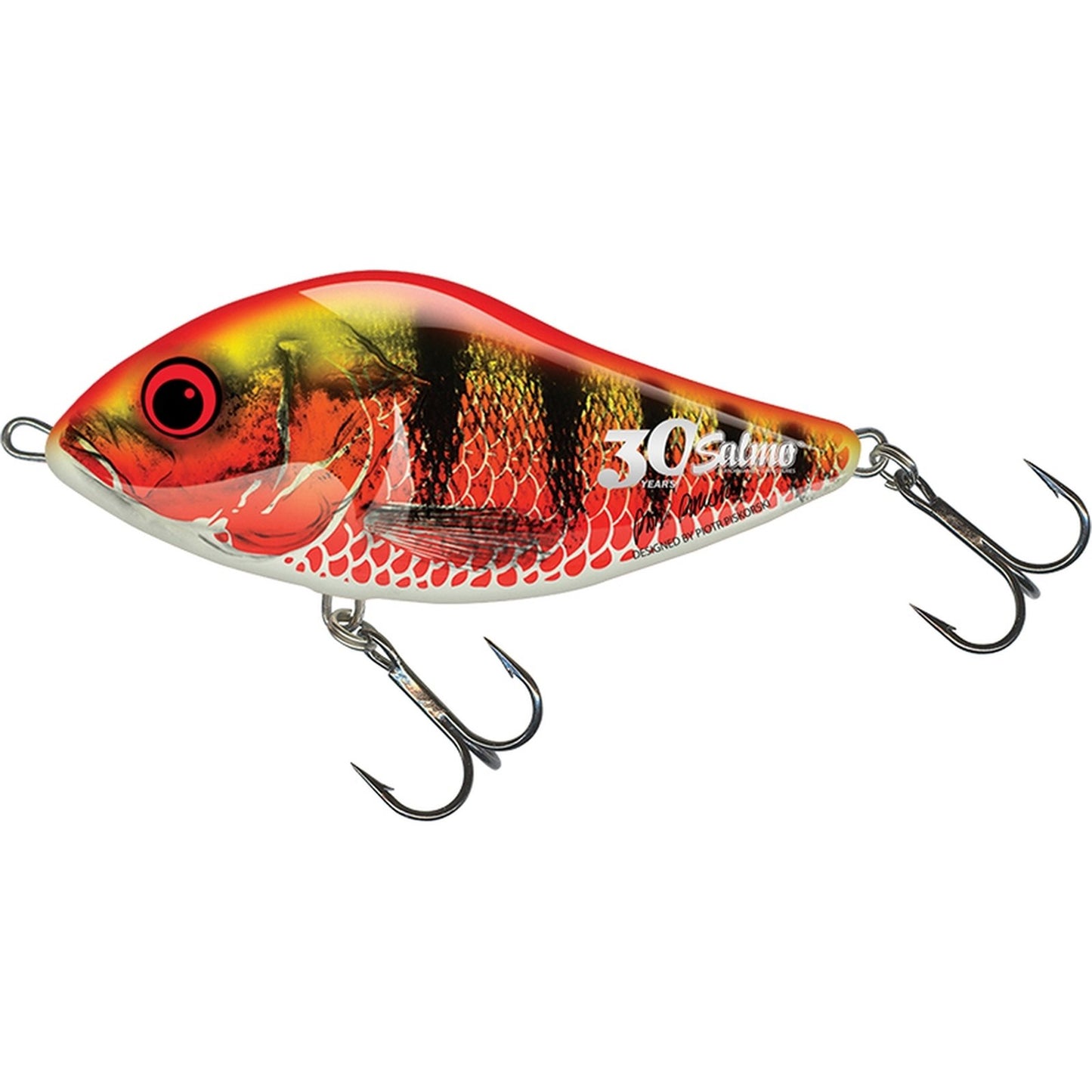 Salmo SLIDER SINKING Holo Red Perch