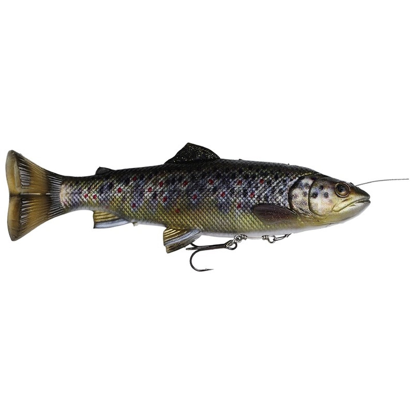 Savage Gear 4D Line Thru Pulsetail Trout Brown Trout