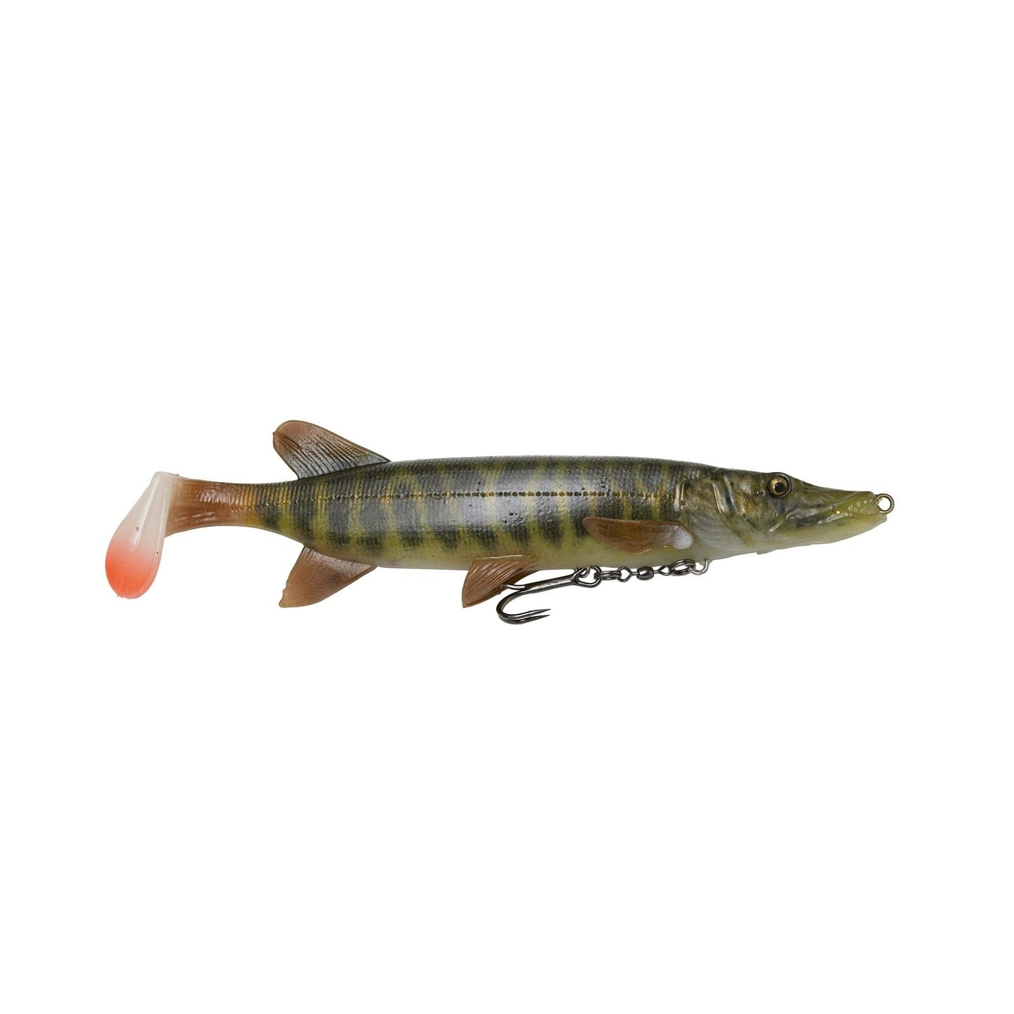 Savage Gear 4D Pike Shad 20 cm 01 Striped Pike