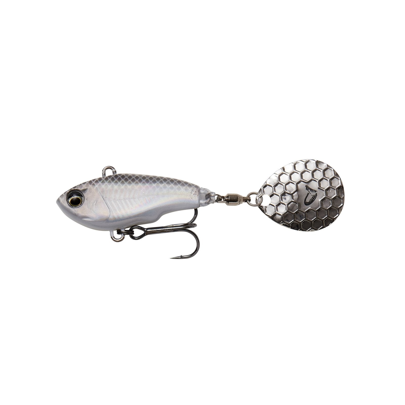 Savage Gear Fat Tail Spin White Silver