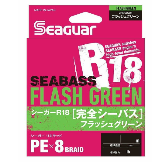 Seaguar R18 Seabass 150m Flash Green